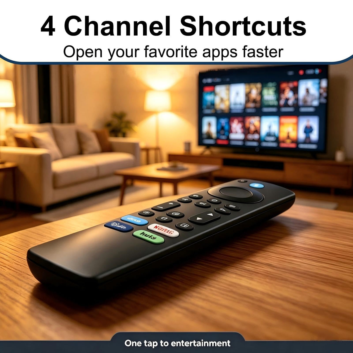 Replacement Remote for Smart TV V6335