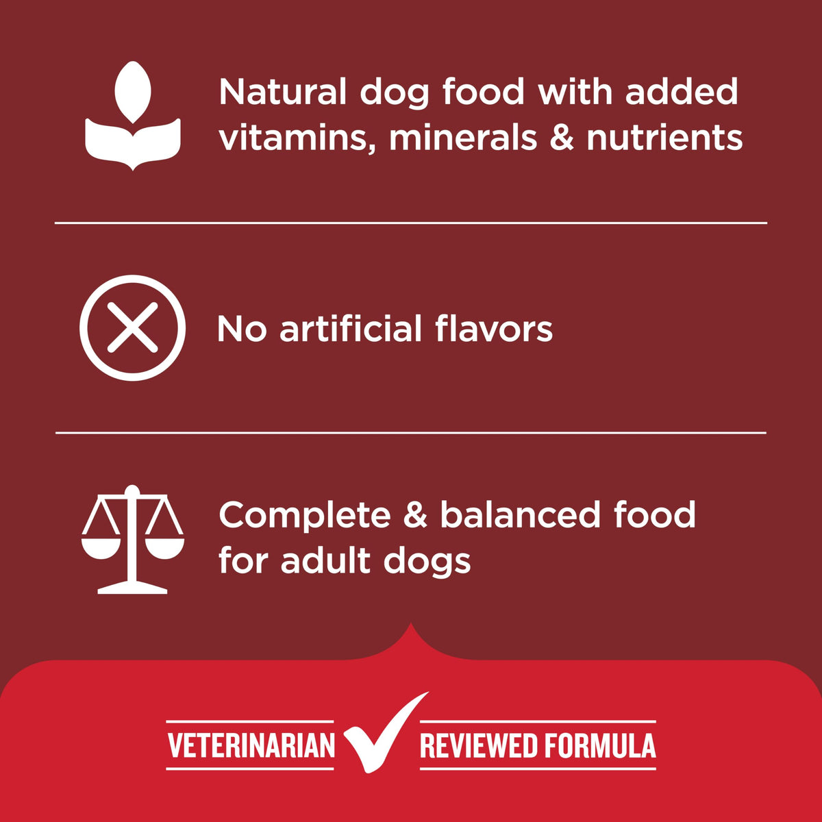 Dry Dog Food, Beef, Pea & Brown Rice, 40 lb. Bag G991