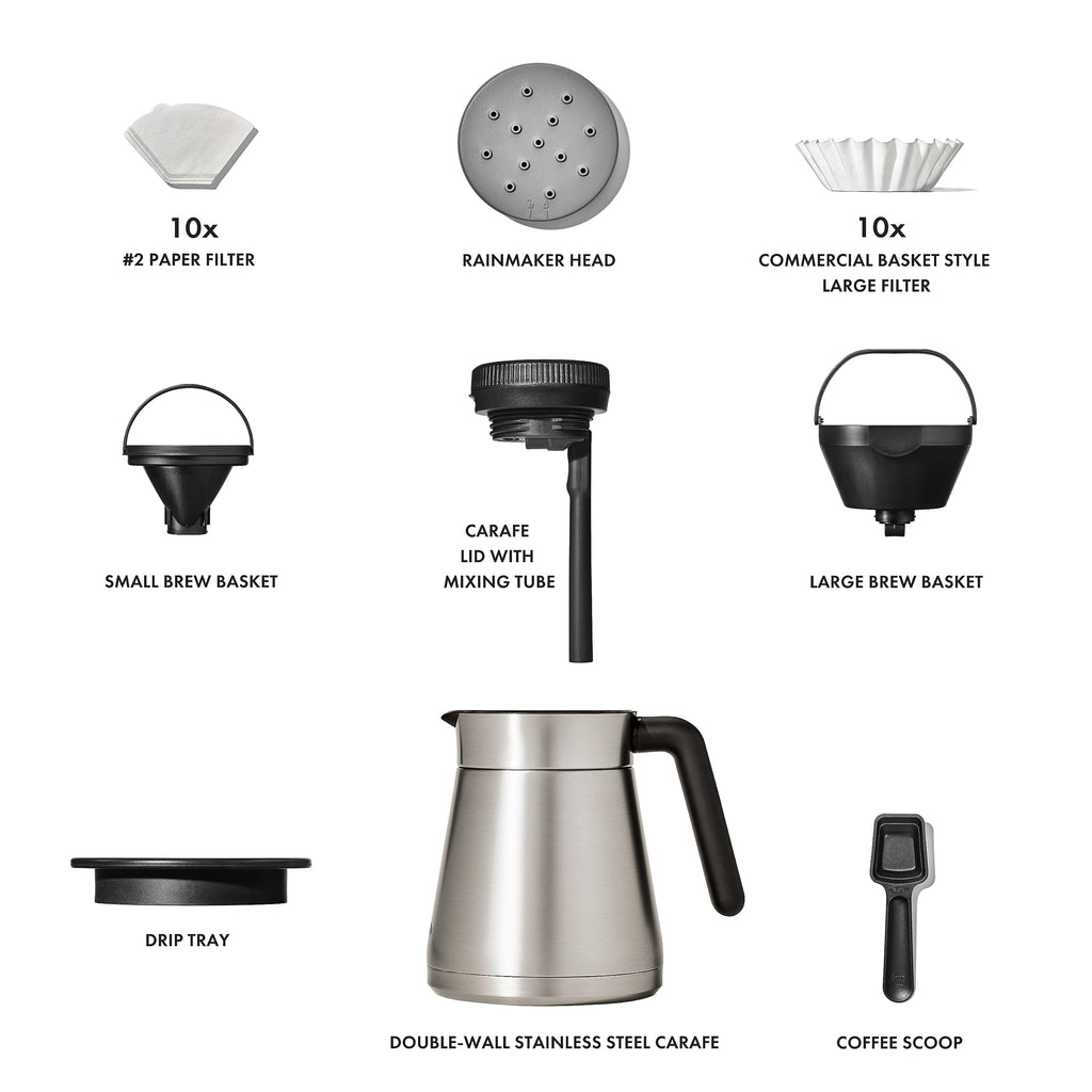 12-Cup Coffee Maker with Single-Serve Function Y66700