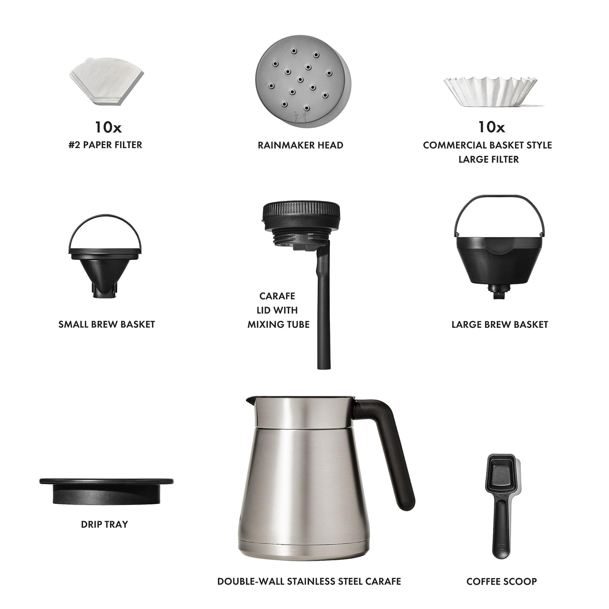 12-Cup Coffee Maker with Single-Serve Function Y66700