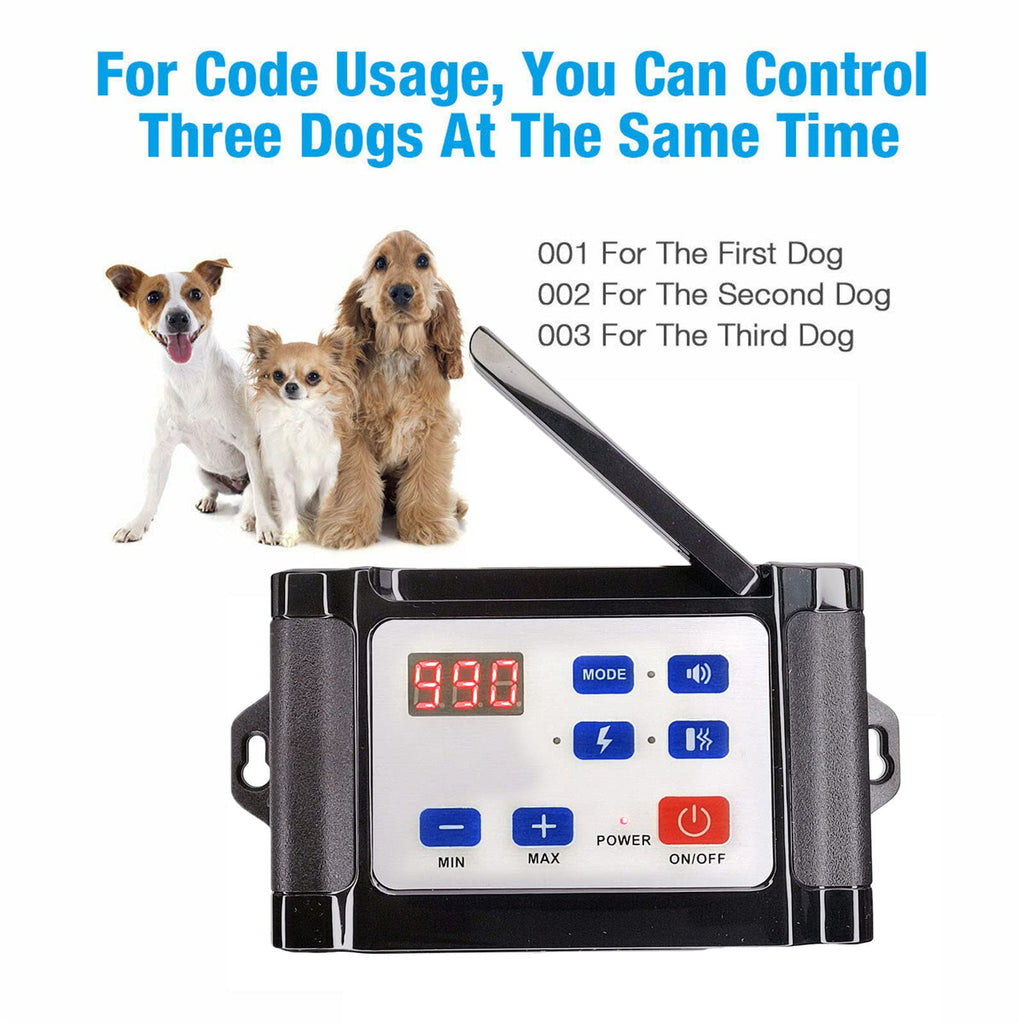 Wireless Dog Fence Training Collar with Remote, Waterproof, 2 Dogs B990668
