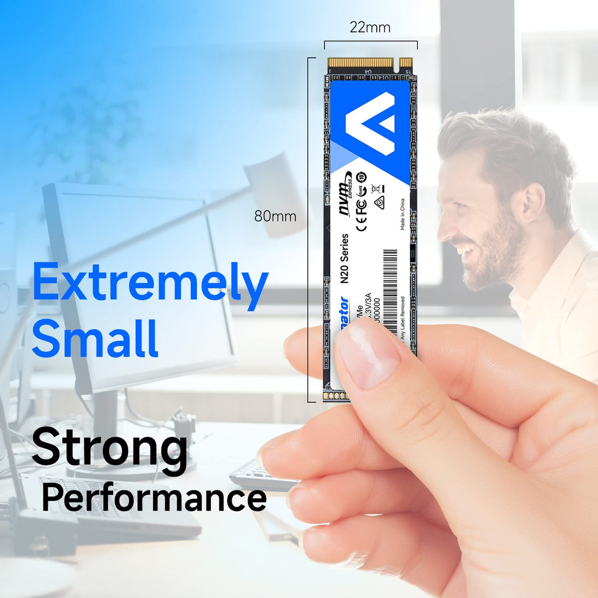 512GB NVMe M.2 2280 PCIe Gen3x4 Internal SSD B943266