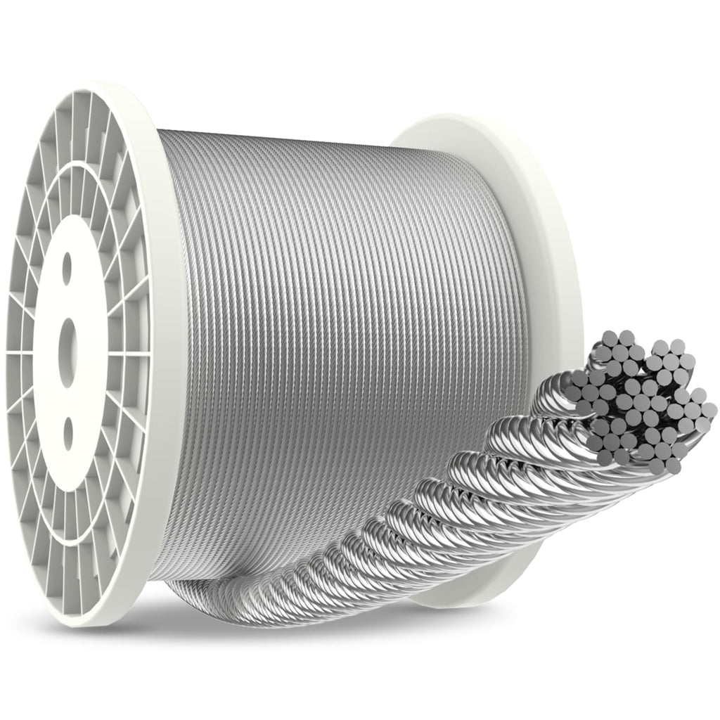 1000FT 1/8" Stainless Steel Cable P25175
