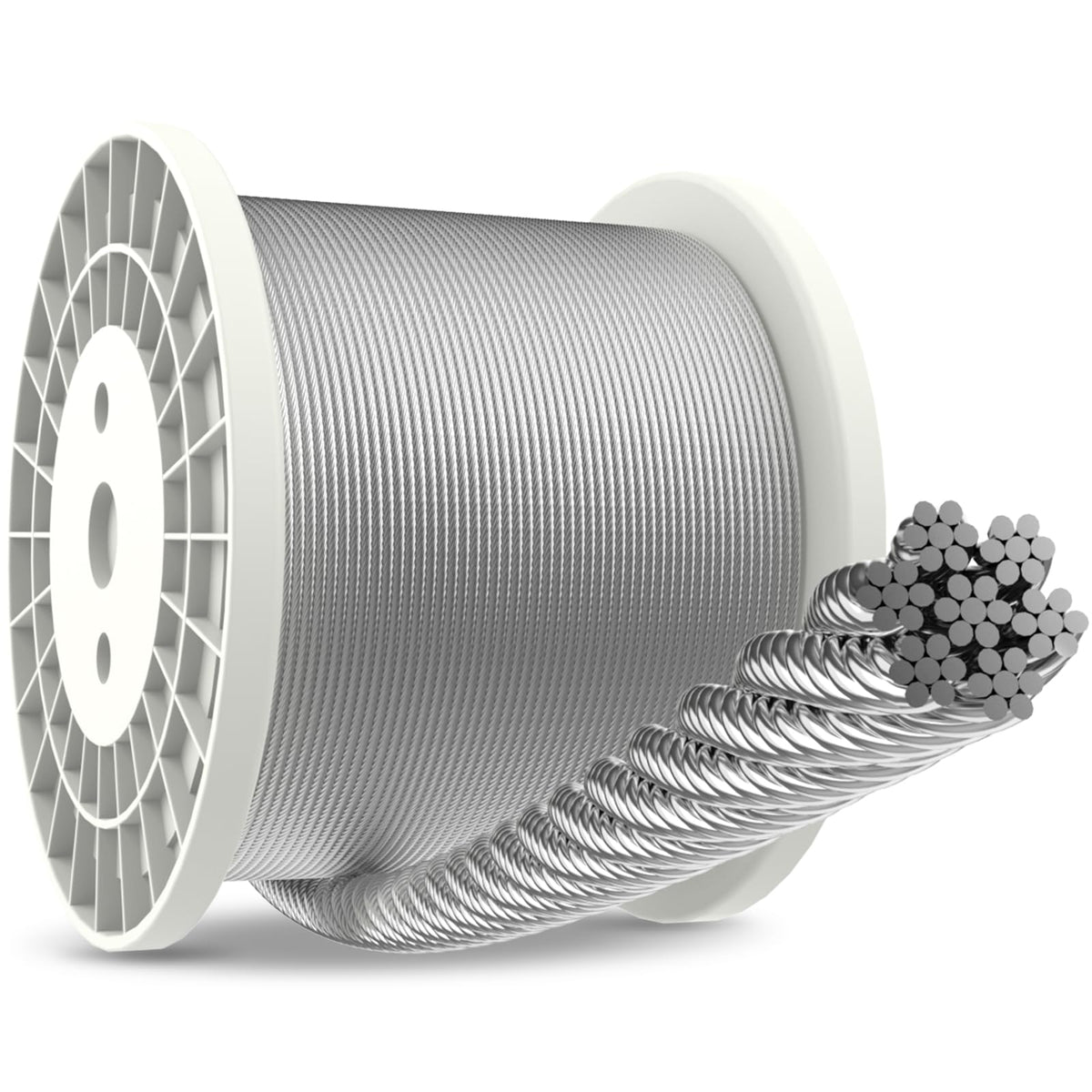 1000FT 1/8" Stainless Steel Cable P25175
