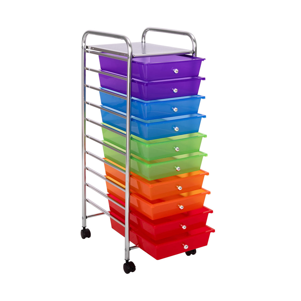 10 Drawer Rolling Storage Cart I9379
