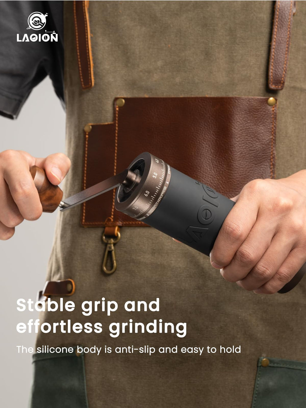 Manual Coffee Grinder with Straight Handle T2842