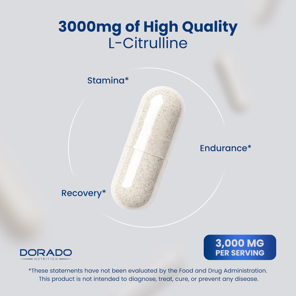 L Citrulline 3000mg 360 Capsules Vegan Non-GMO A55553