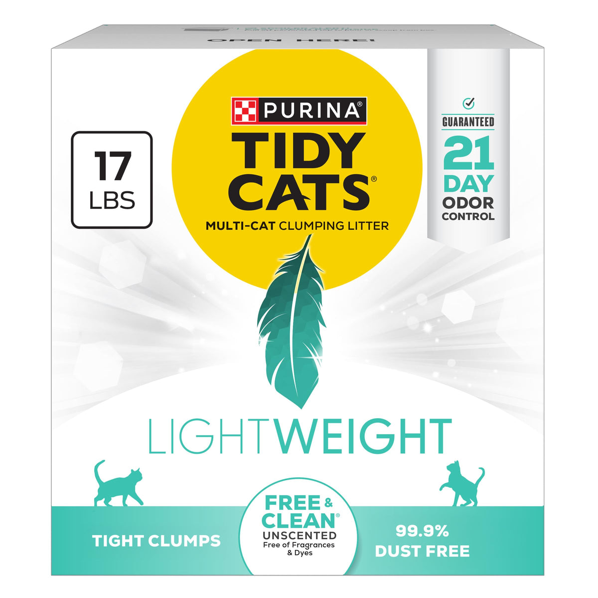 Low Dust Clumping Unscented Cat Litter 17 lb U62772
