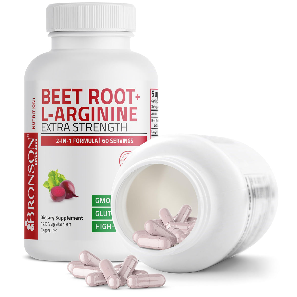Beet Root L-Arginine 120 Capsules T4165