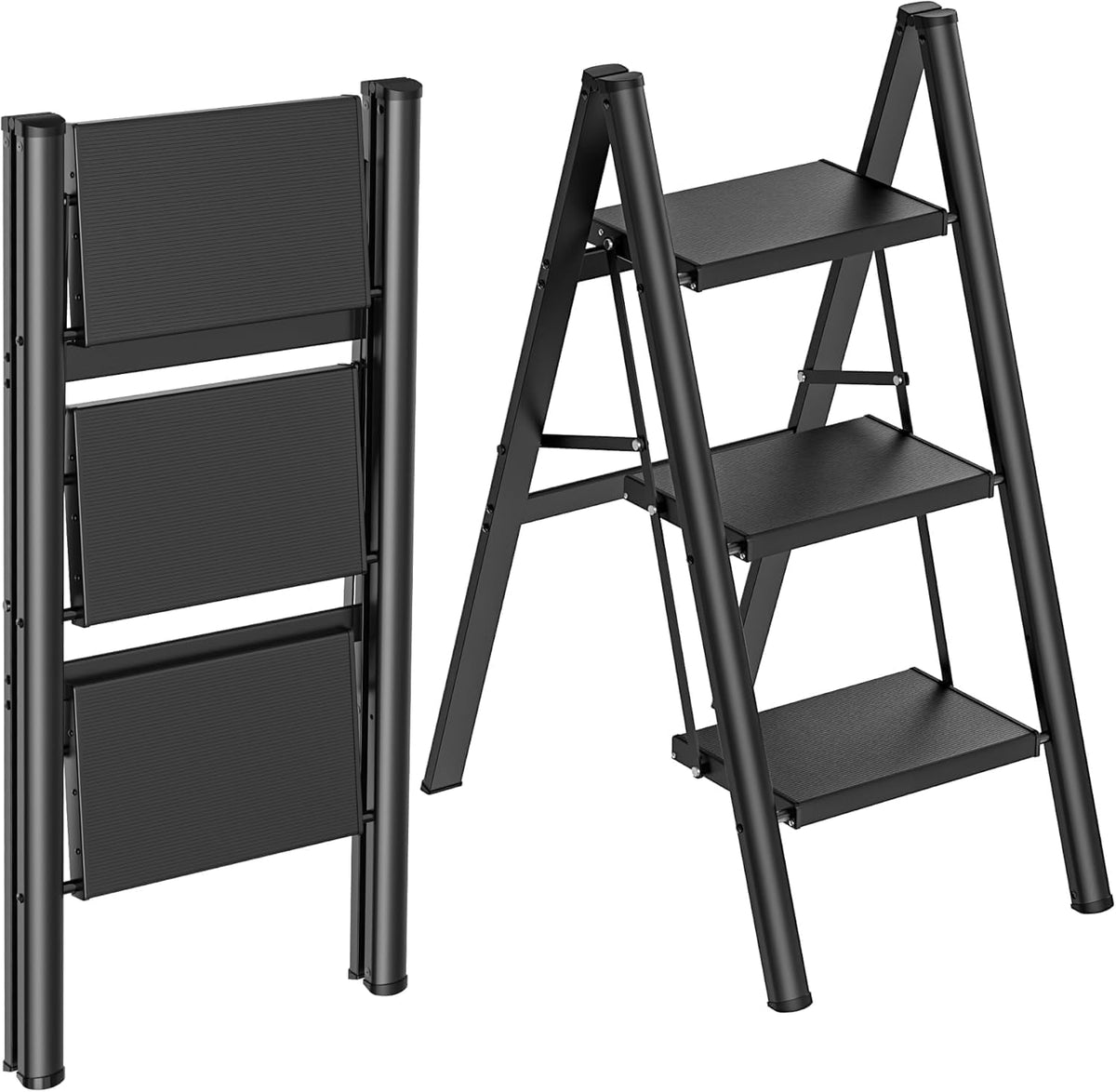 3 Step Aluminum Folding Step Stool C1927