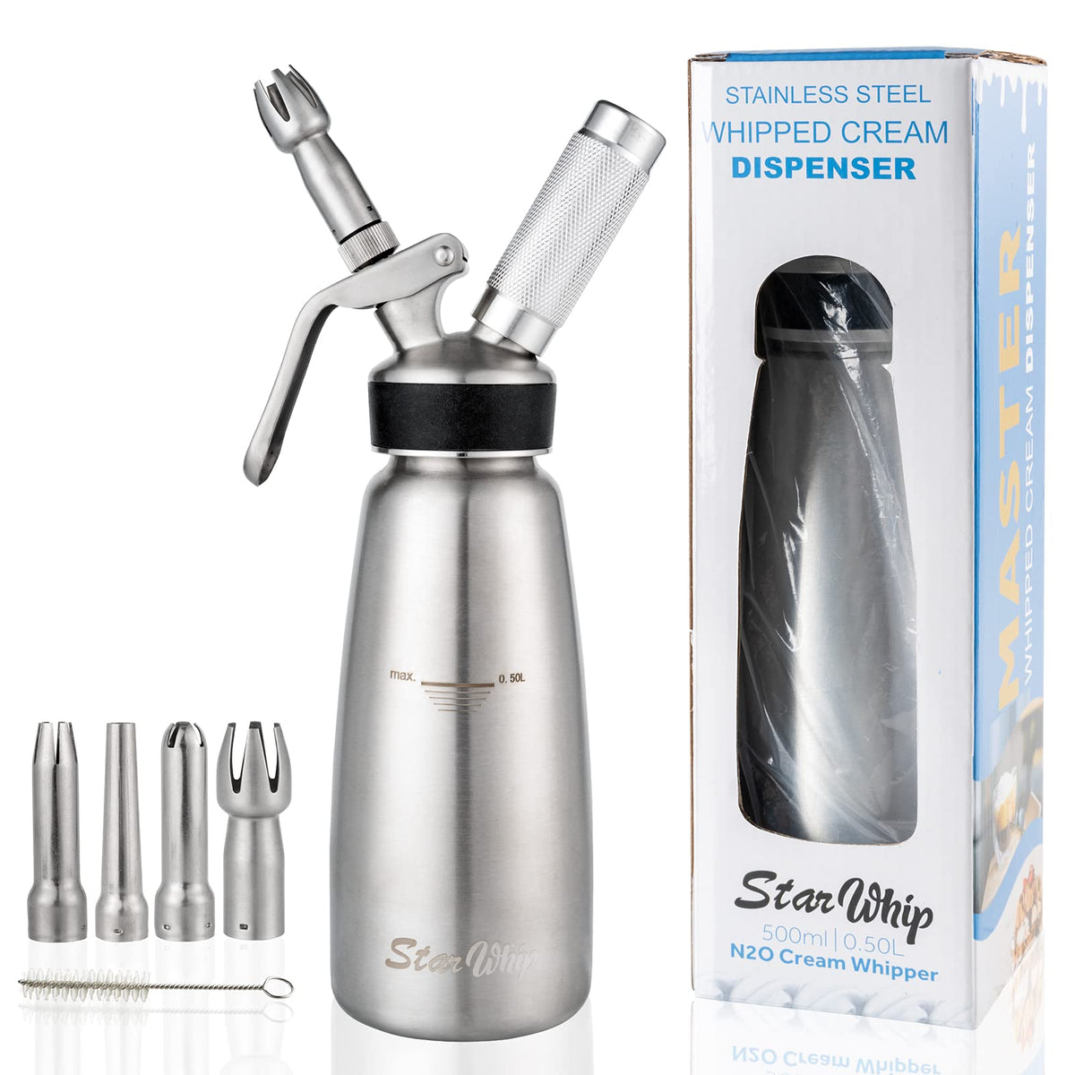 Spare Parts and Accessories for Whipped Cream Dispenser 304 Stainless Steel T60289