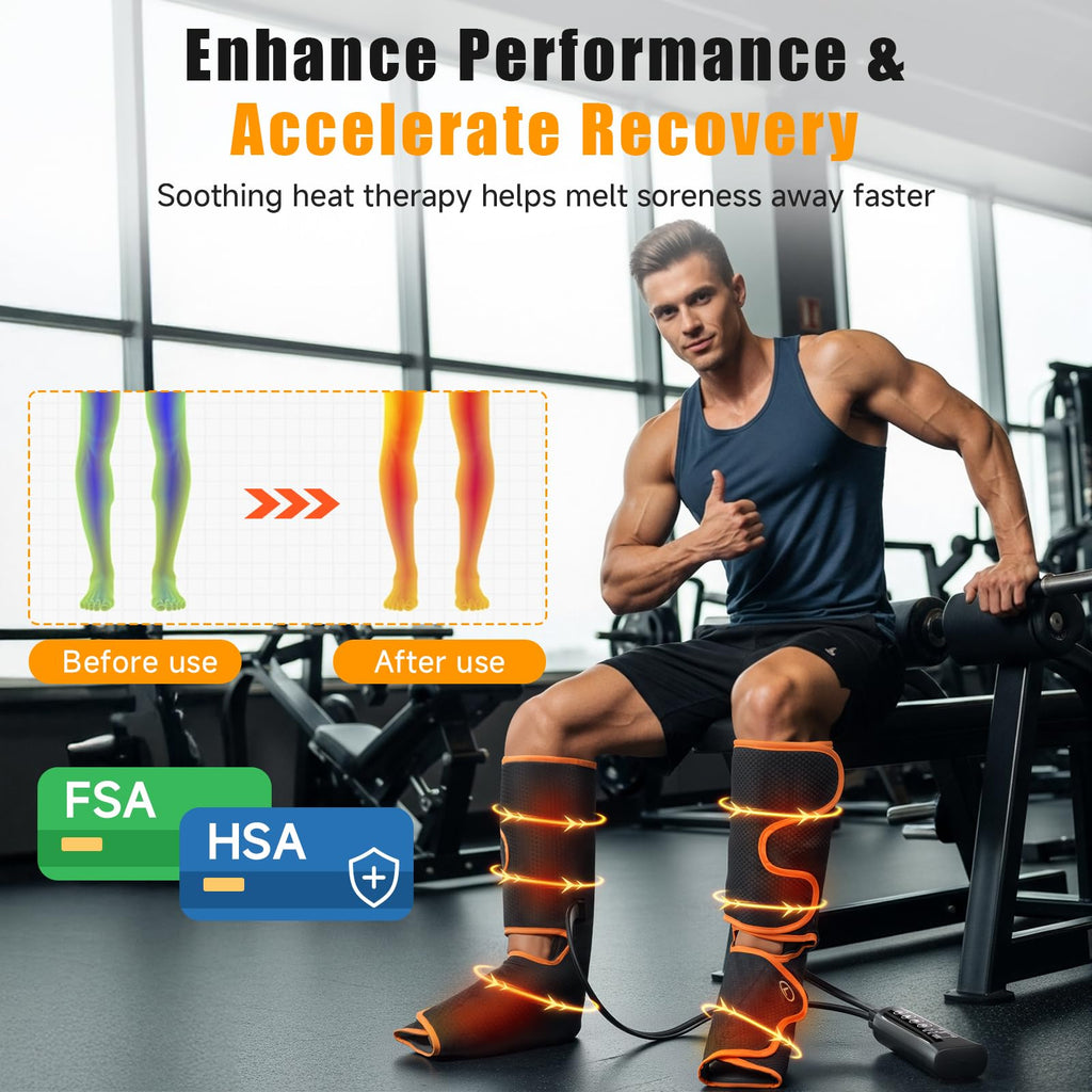 Leg Compression Massager with Heat E341094