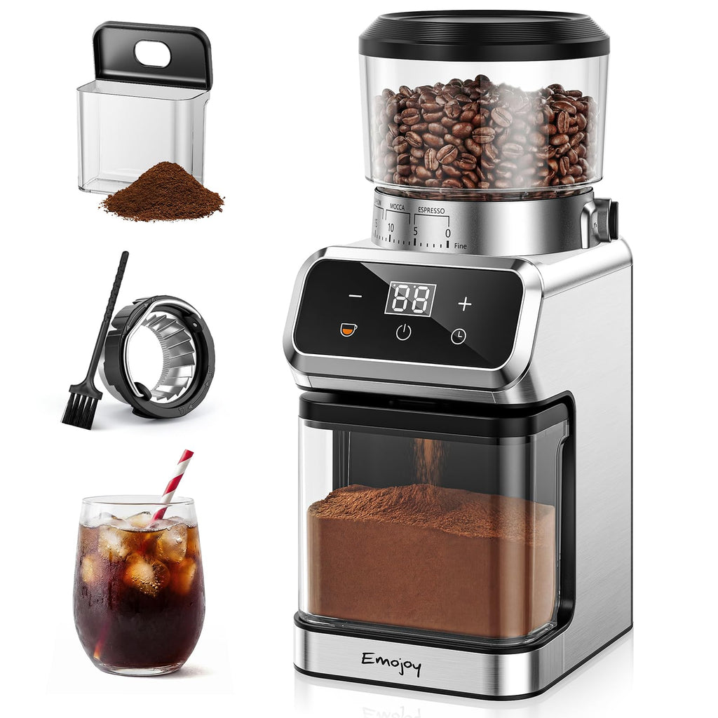 Electric Burr Coffee Grinder, 30 Settings N37655
