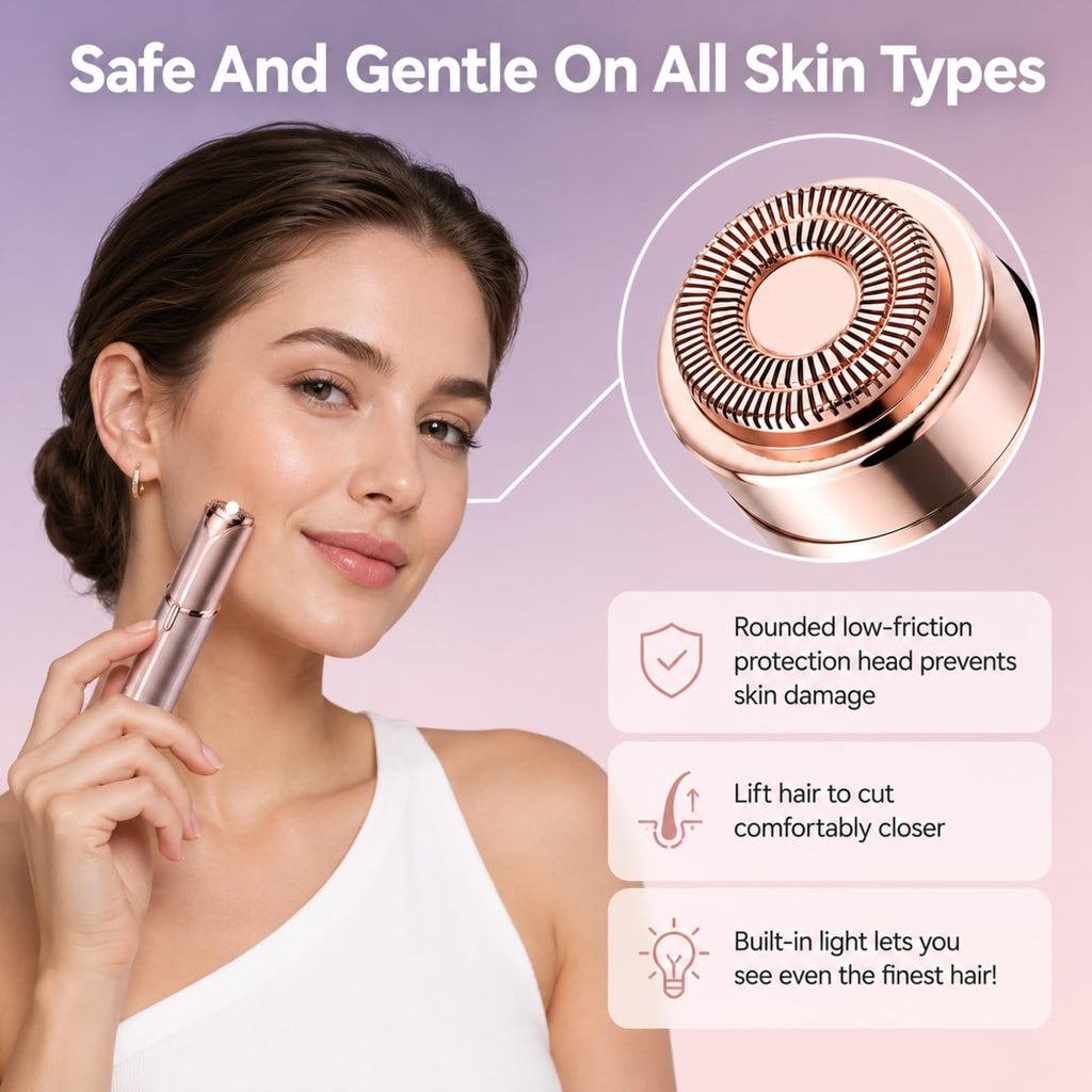 Facial Hair Remover Mini Portable Electric Razor Shaver B27988
