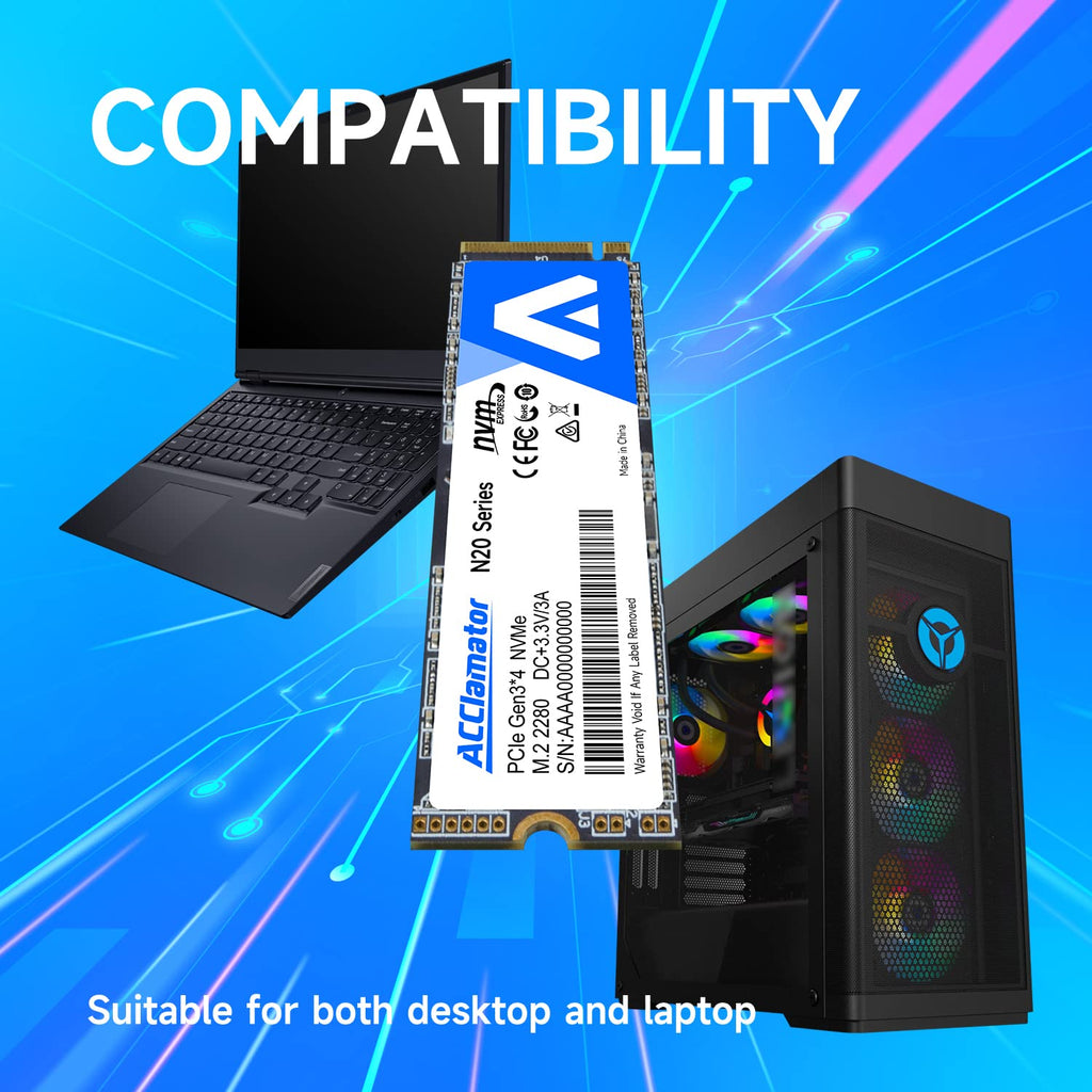 512GB NVMe M.2 2280 PCIe Gen3x4 Internal SSD B943266