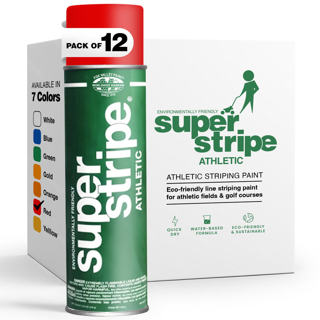 Red Field Striping Paint 18 oz Pack of 12 W275931
