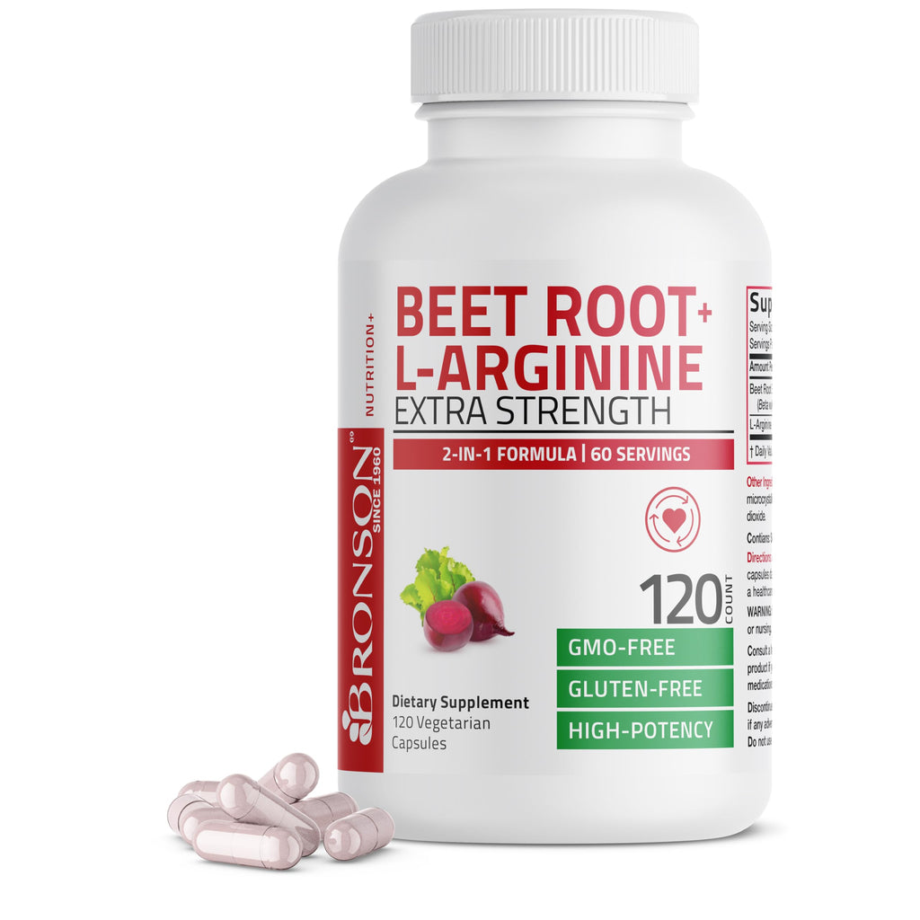 Beet Root L-Arginine 120 Capsules T4165