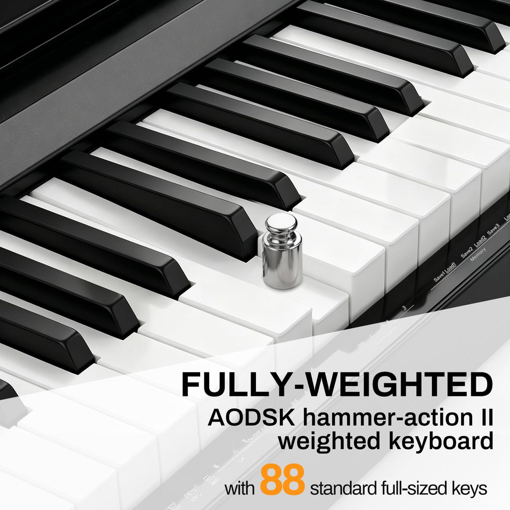 88 Keys Weighted Hammer Action Keyboard I623