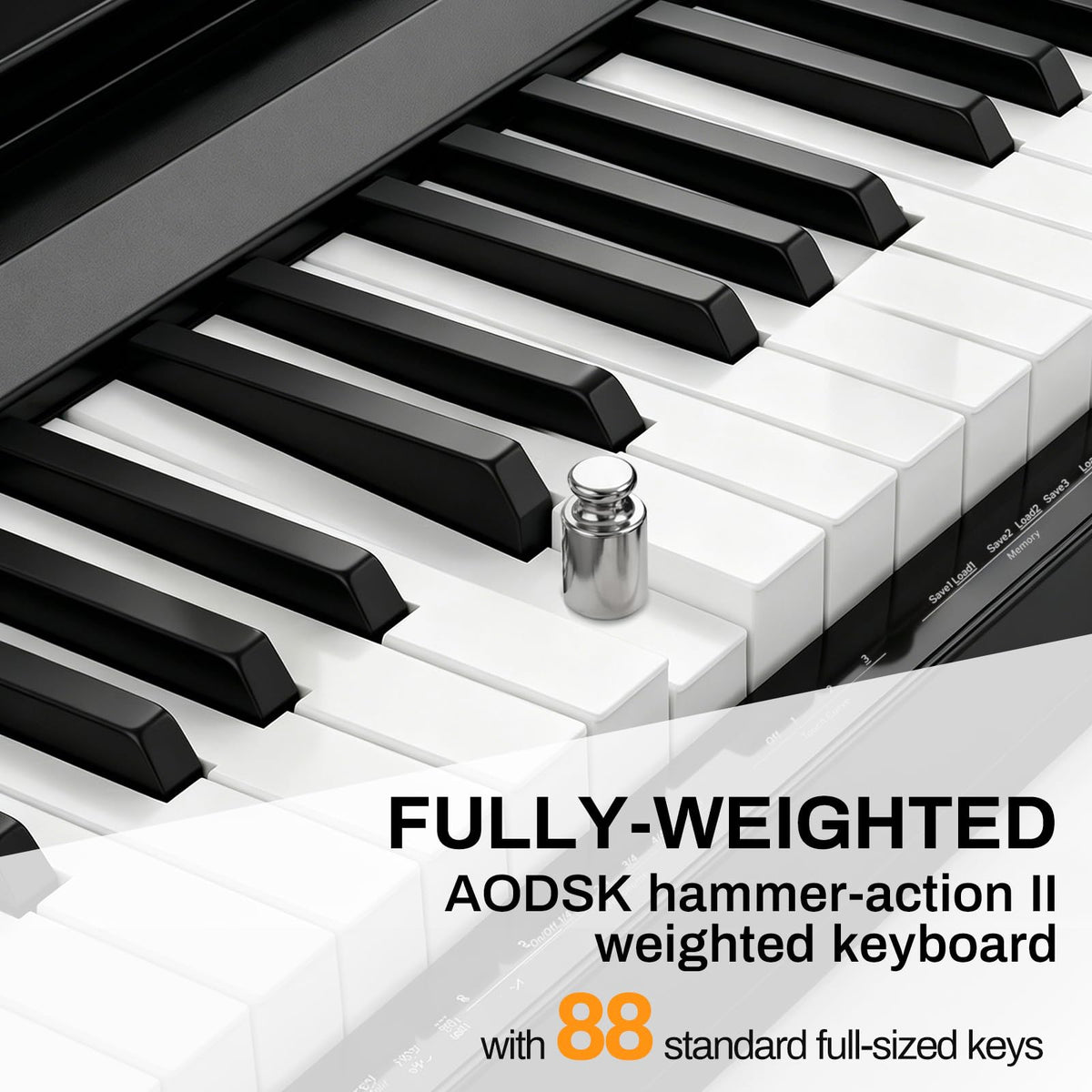 88 Keys Weighted Hammer Action Keyboard I623