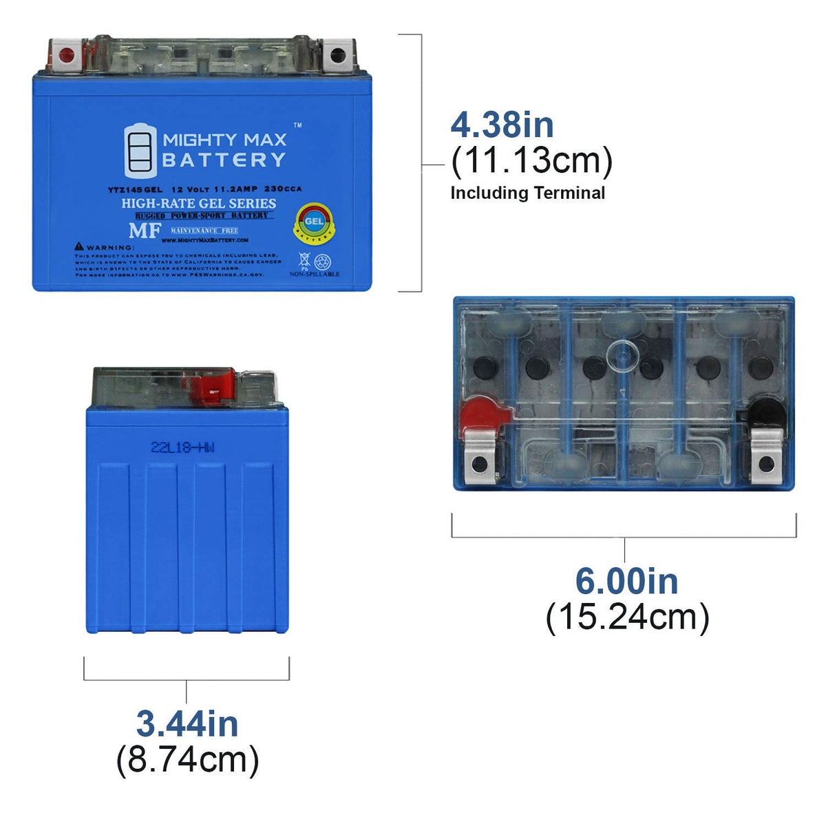 12V 11.2Ah GEL Battery V964768