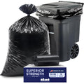 95-96 Gallon Heavy Duty Black Trash Bags K349