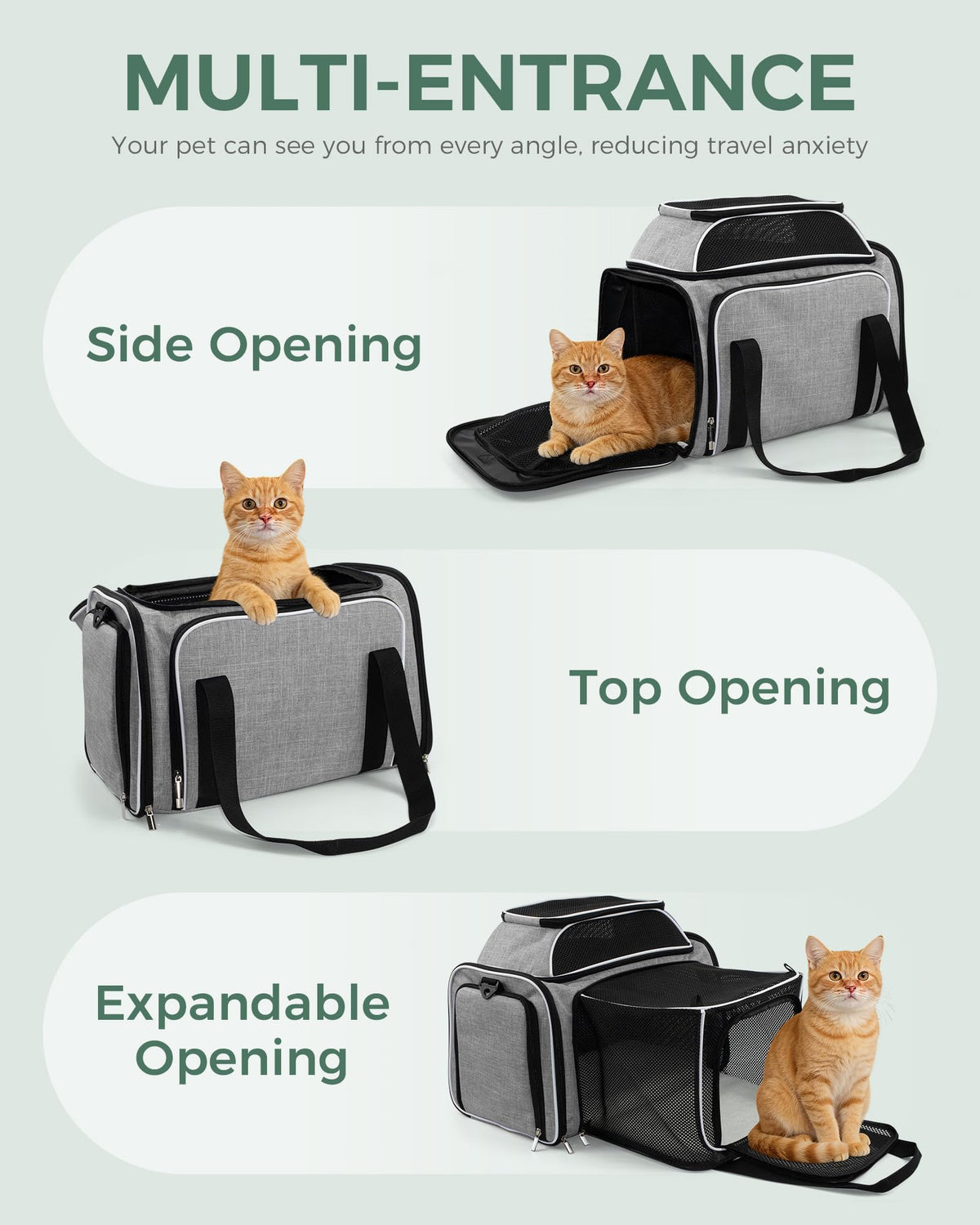 Airline Approved Soft Side Pet Carrier with Fleece Pad Q764845