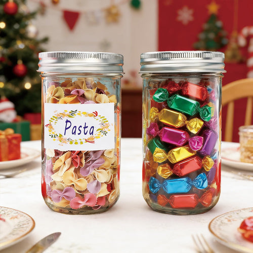 24 Pack 12 oz Mason Jars with Lids C95734