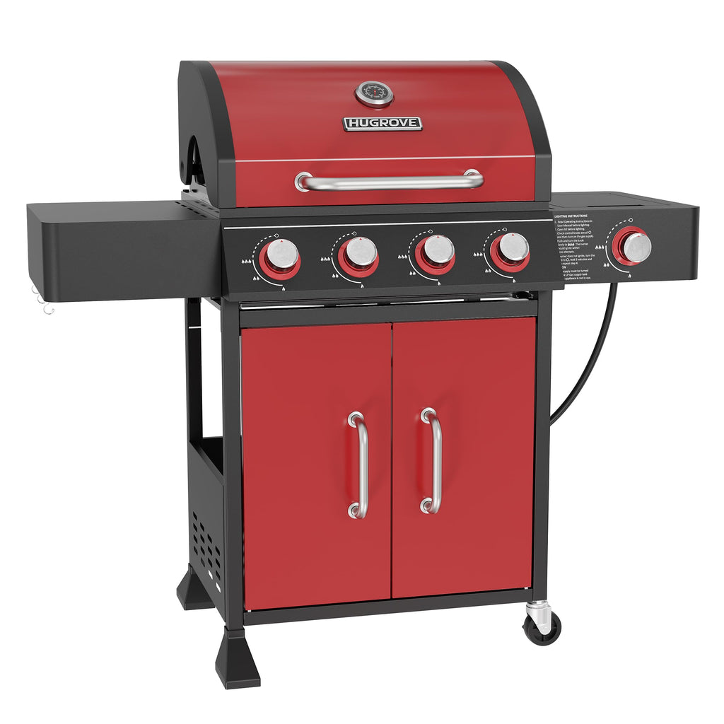 4 Burner Propane Gas Grill with Side Burner T247
