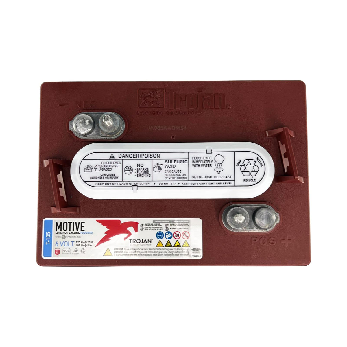 6V 225Ah Deep-Cycle Flooded Battery Pack of 4 Q37639
