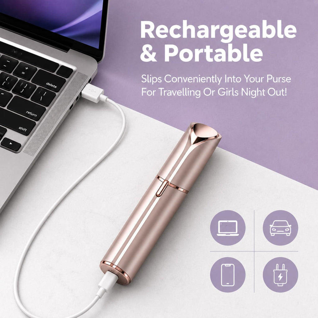 Facial Hair Remover Mini Portable Electric Razor Shaver B27988