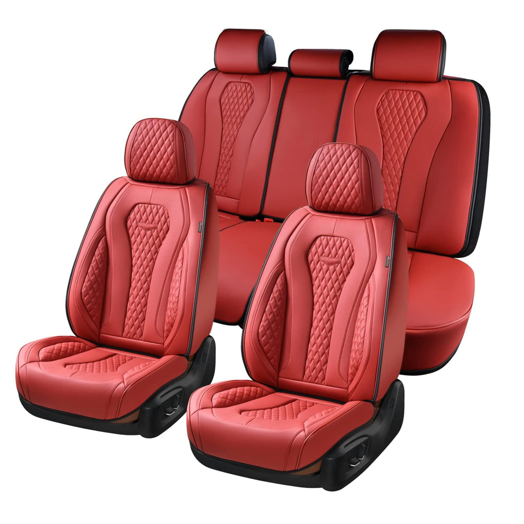 Waterproof Leather Car Seat Covers Full Set V748