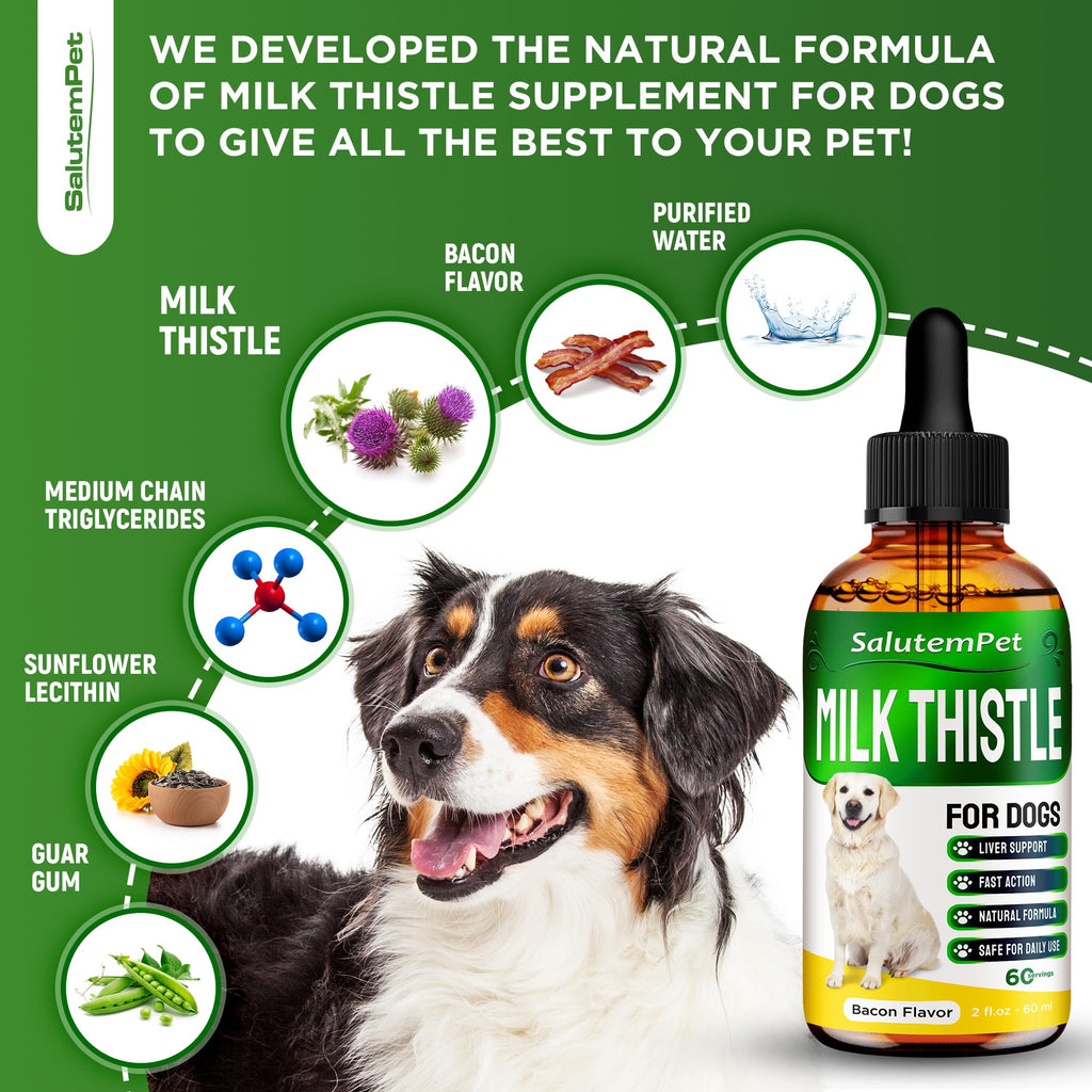 Milk Thistle Dog Liver Supplement 2 Oz N795582