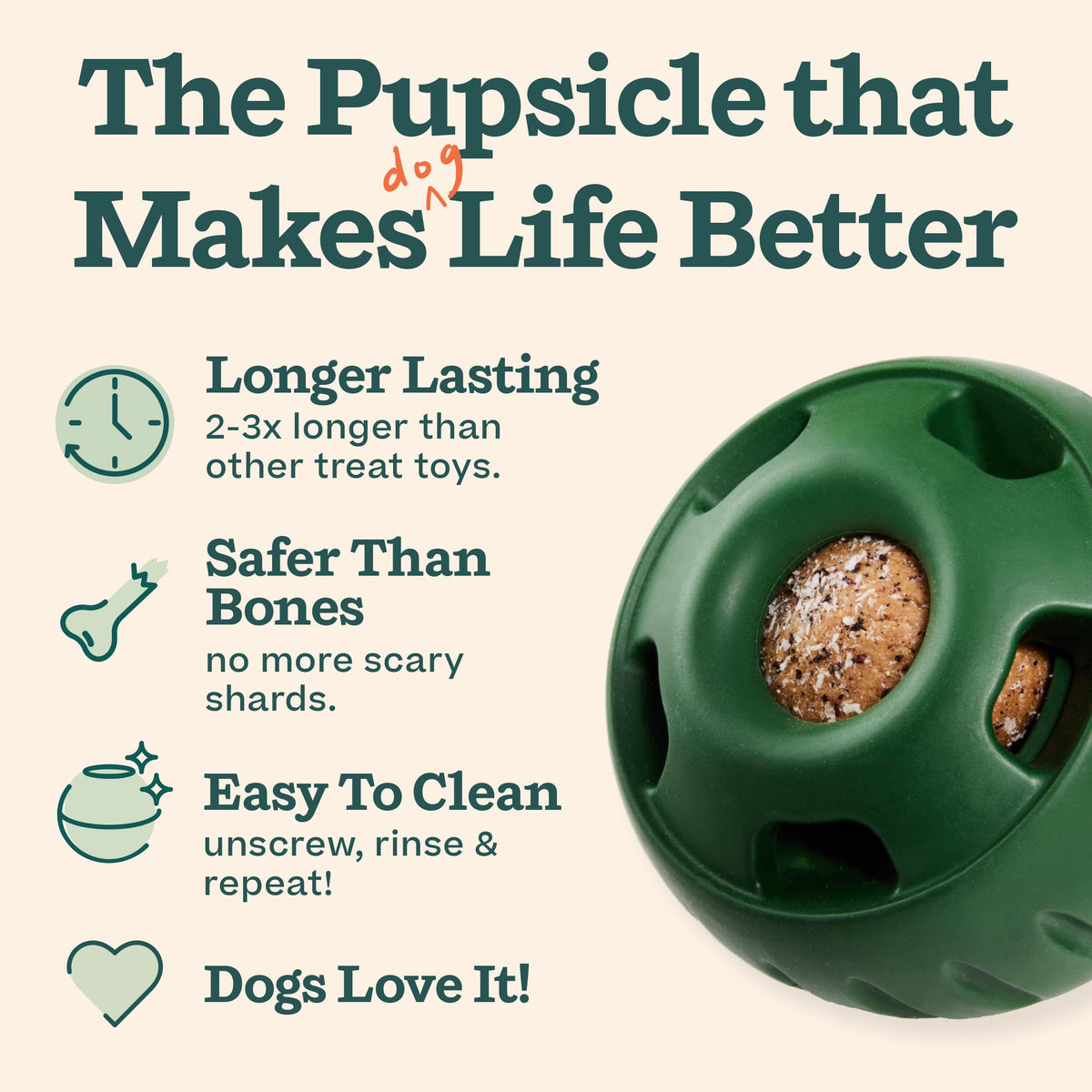 Dog Treat Toy for Large Dogs 25-75 lbs W8087
