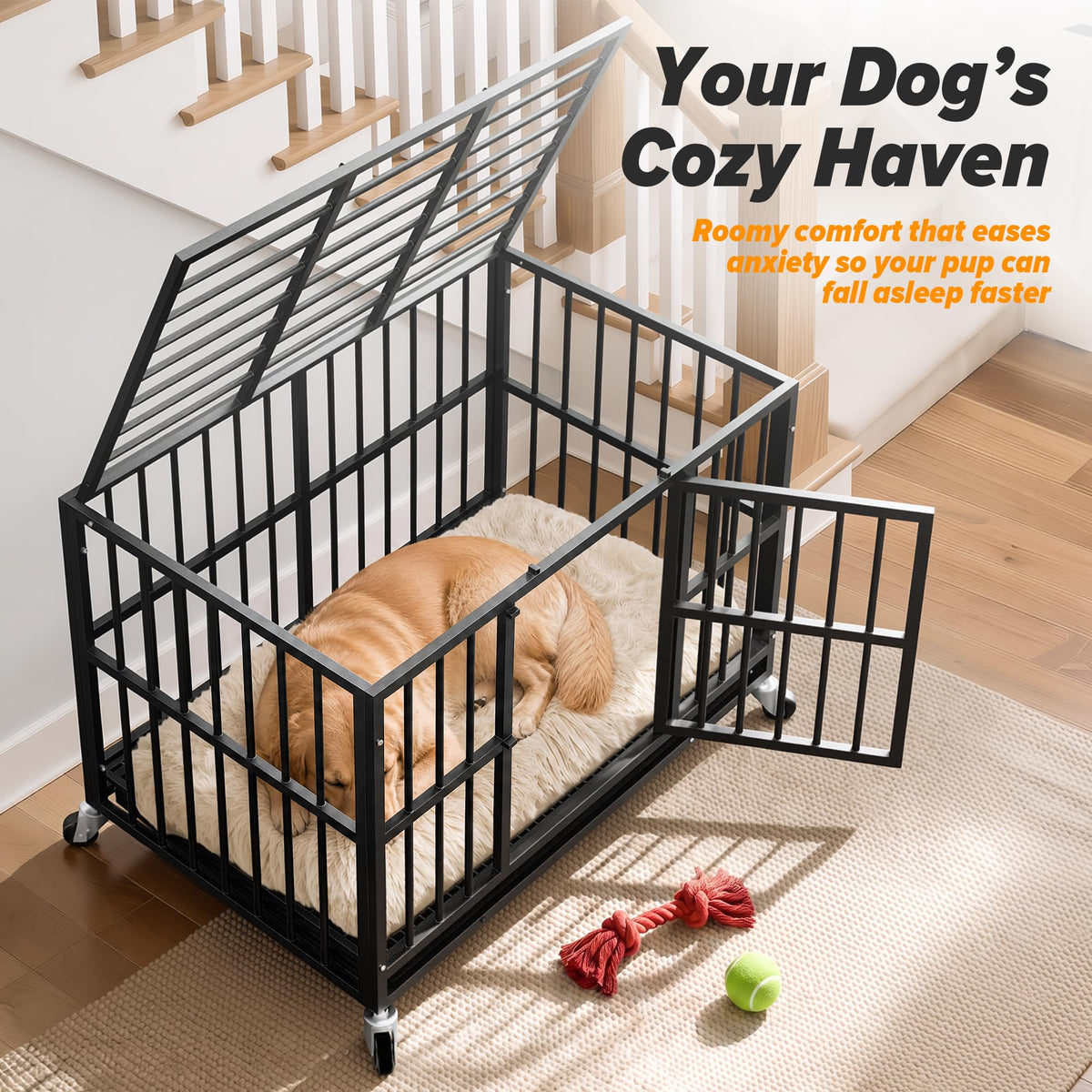 48 Inch Heavy Duty Dog Crate Y645016