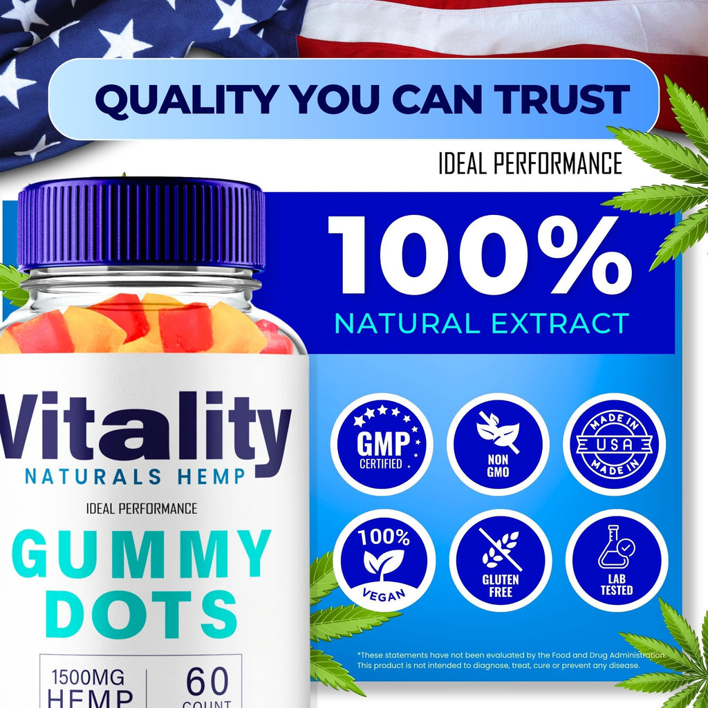 Hemp Gummies with Hemp Seeds Organic Extract 60 Gummies E96865
