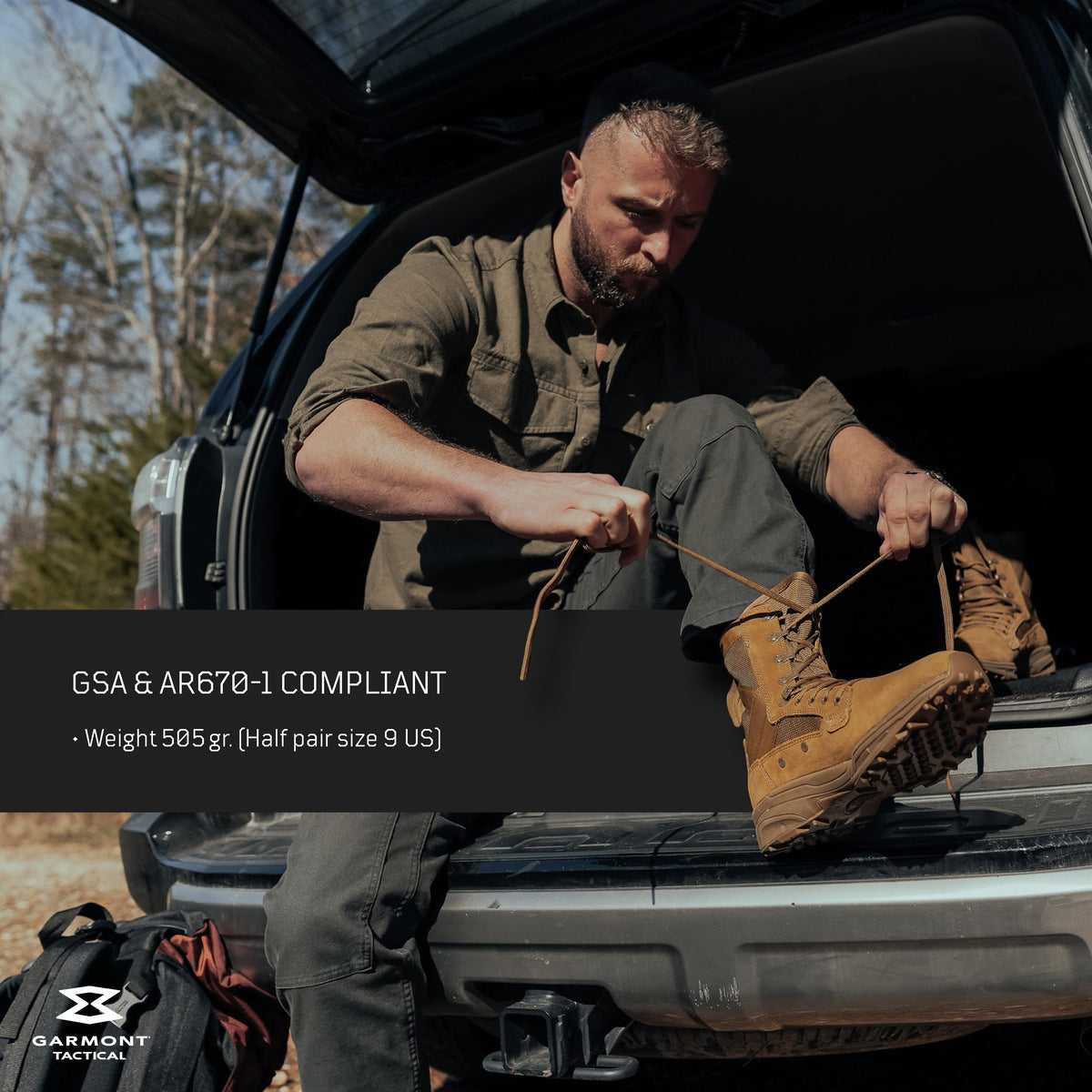 Coyote Suede Combat Boots L6756