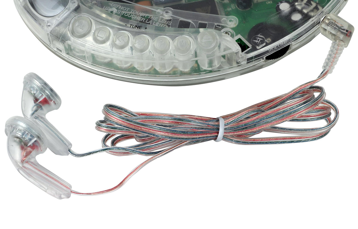 Portable CD Player Transparent Clear I1904