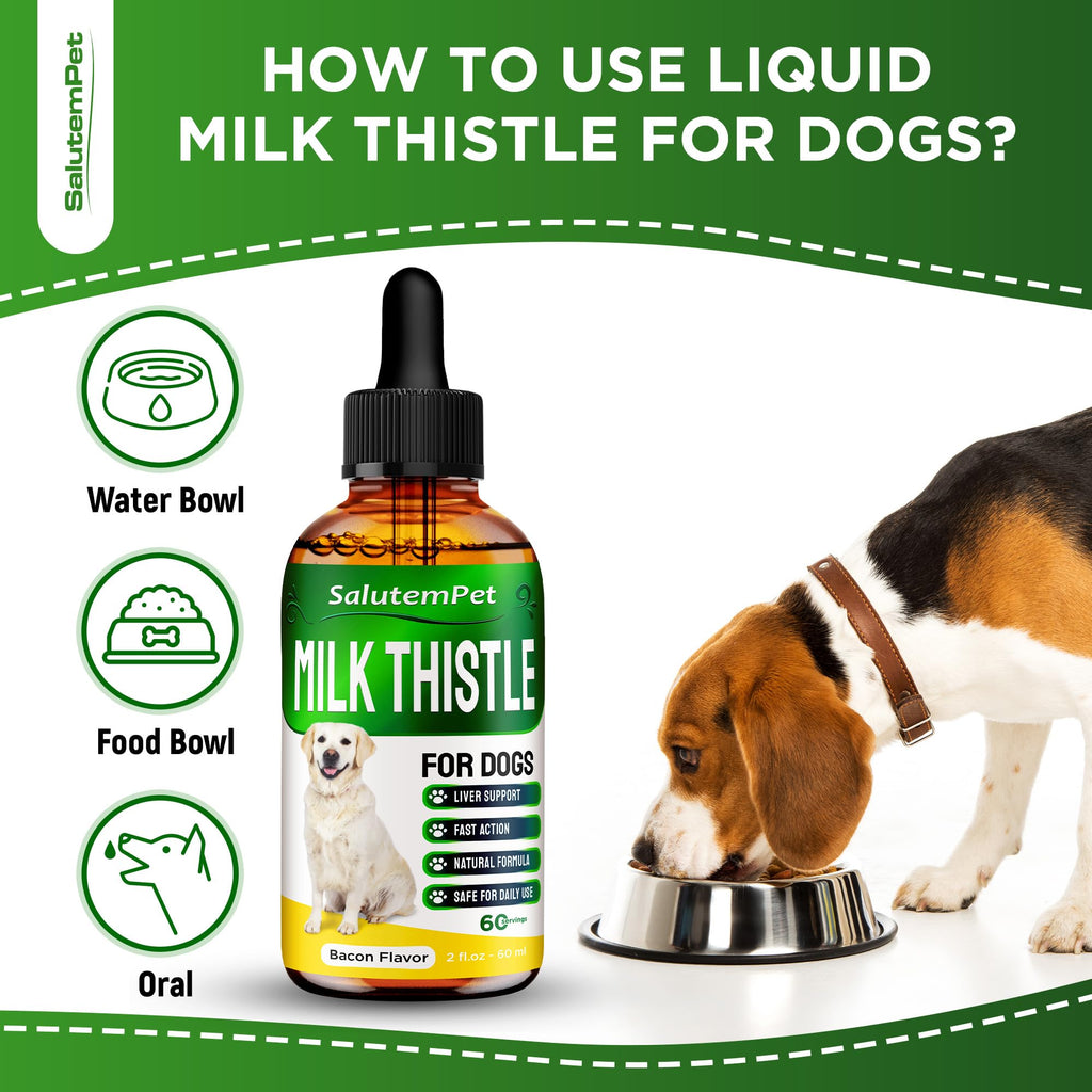 Milk Thistle Dog Liver Supplement 2 Oz N795582