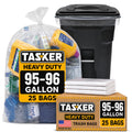 95-100 Gallon Clear Heavy Duty Trash Bags K254