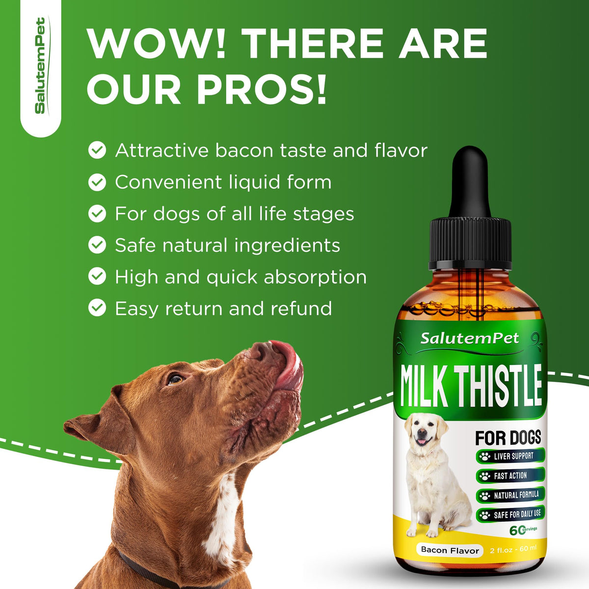 Milk Thistle Dog Liver Supplement 2 Oz N795582