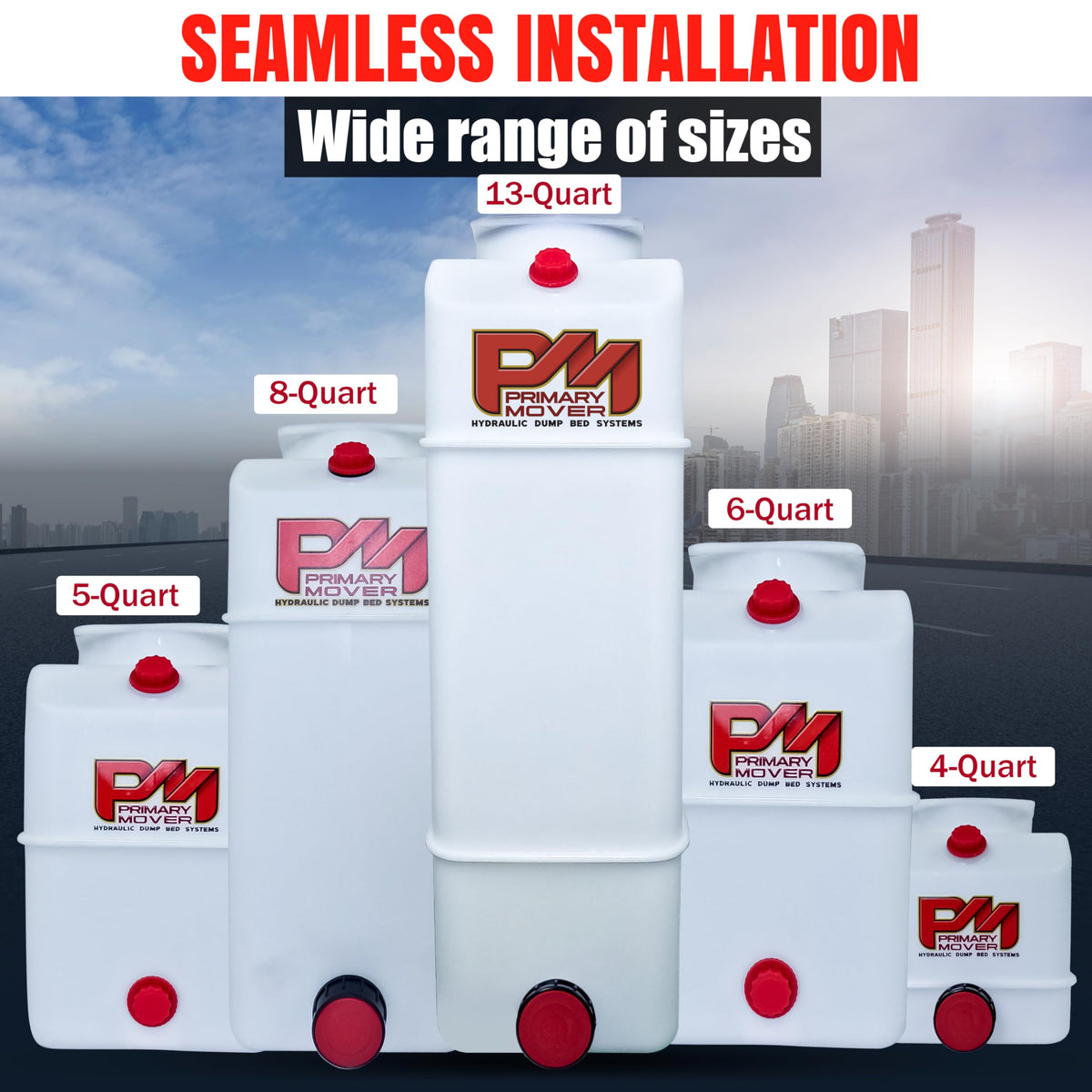 5 Quart Poly Hydraulic Replacement Reservoir M3547