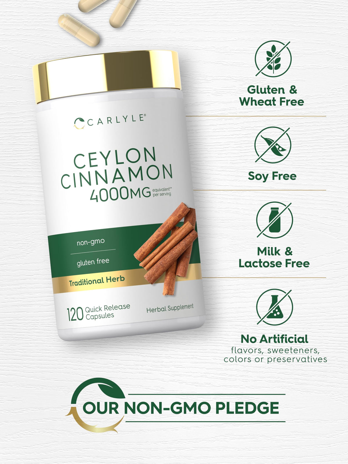 Cinnamon Capsules 120 Count M97608