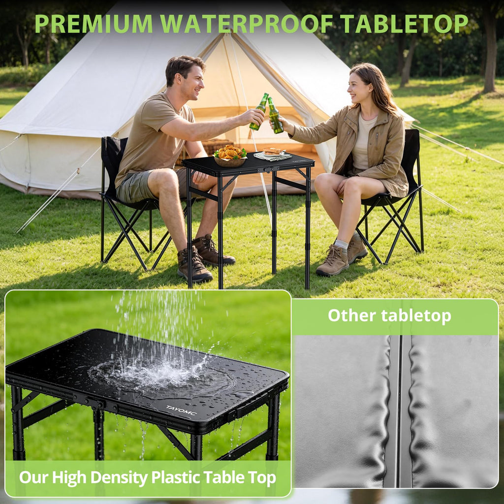 2ft Adjustable Folding Camping Table T818
