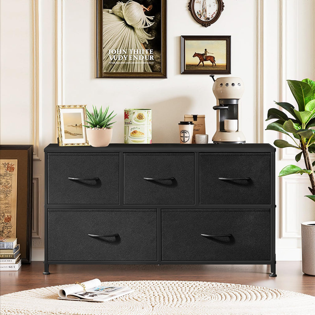 5 Drawer Fabric Dresser H989