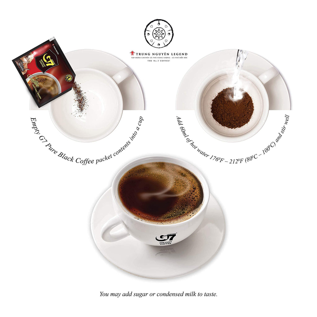 Black Instant Coffee 200 Sachets U831602