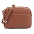 Genuine Leather Crossbody Bag with Adjustable Strap Y16505