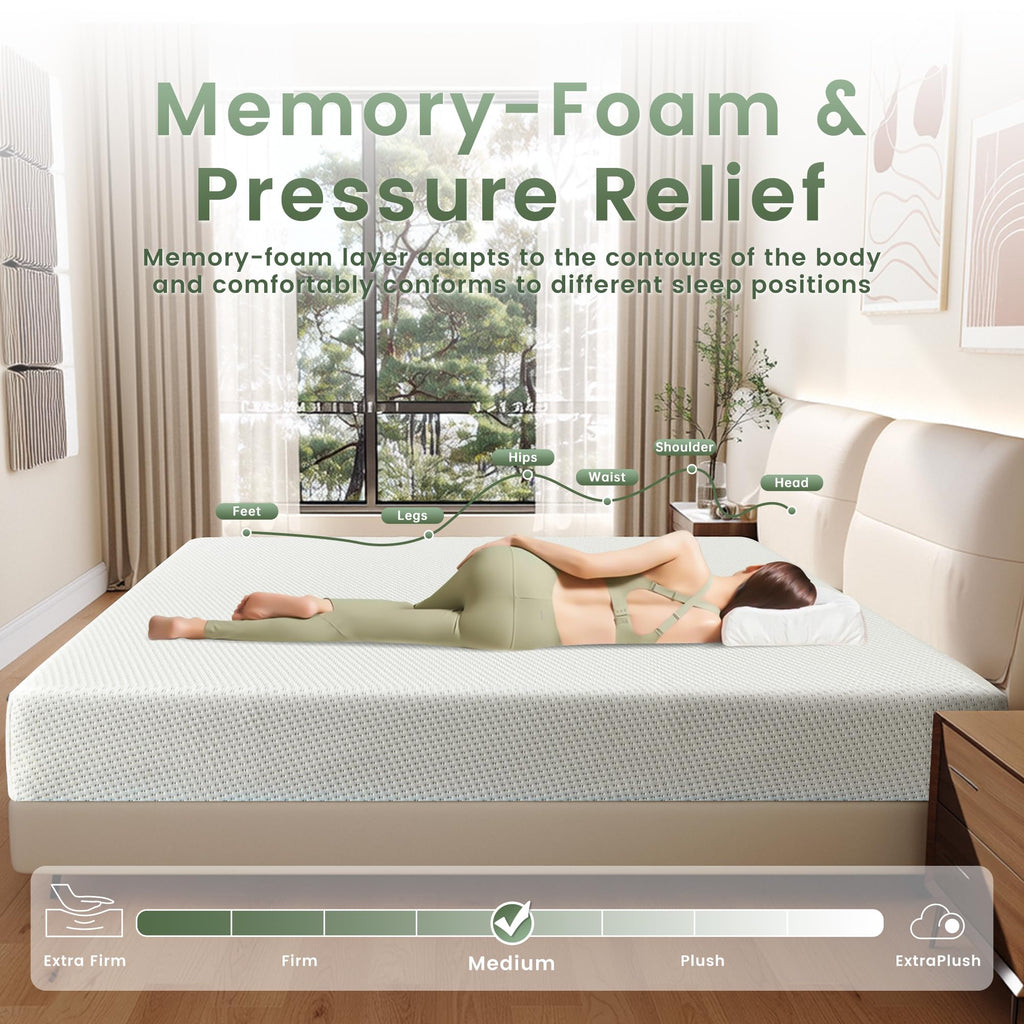 Twin 5 Inch Memory Foam Mattress F834