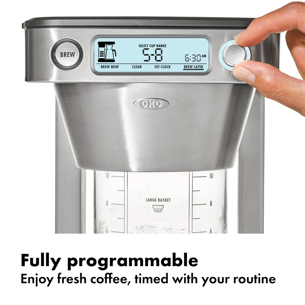 12-Cup Coffee Maker with Single-Serve Function Y66700