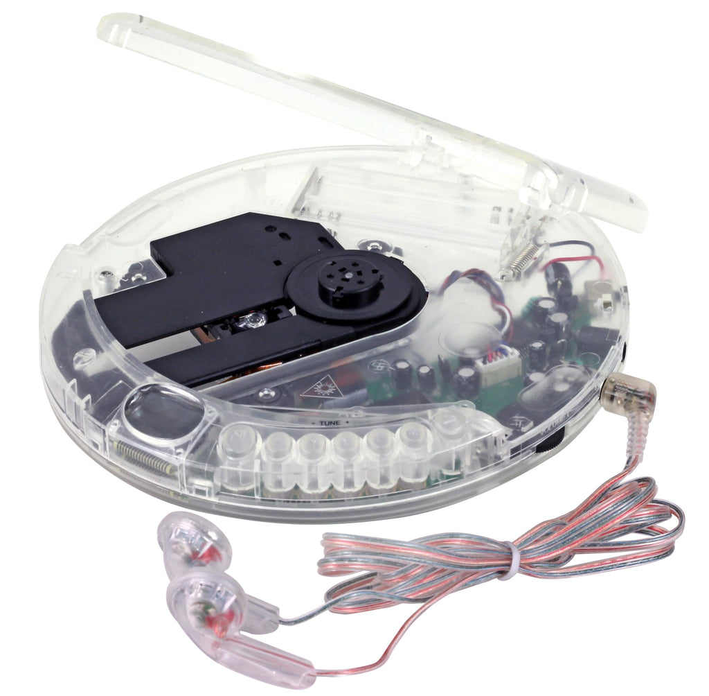 Portable CD Player Transparent Clear I1904