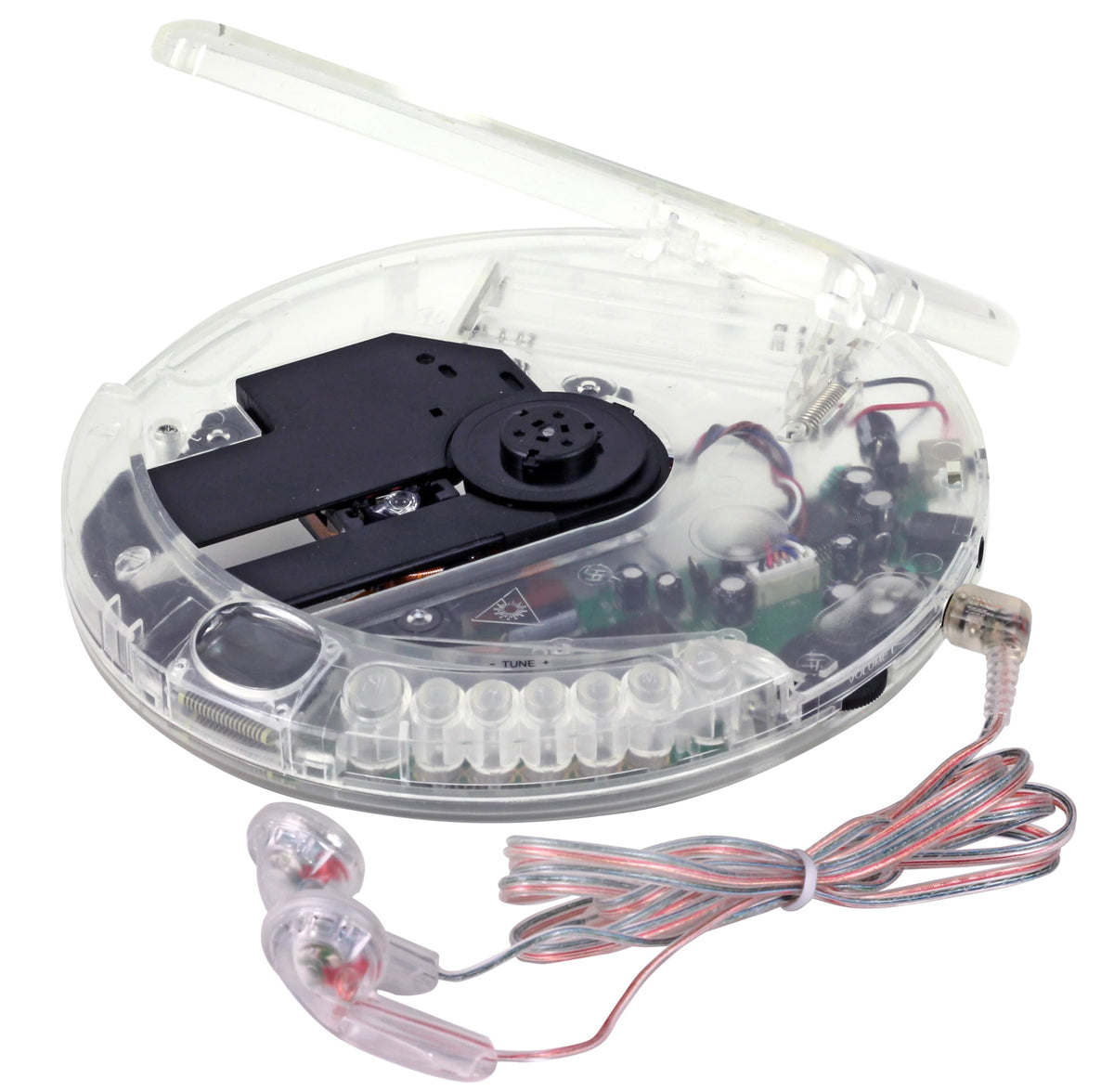 Portable CD Player Transparent Clear I1904